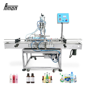Automatic Bottle Liquid Filling Machine for Plastic Glass Bottle applied in Honey Oil Shampoo Lotion Water Juice Perfume Gel Hand Sanitizer industry