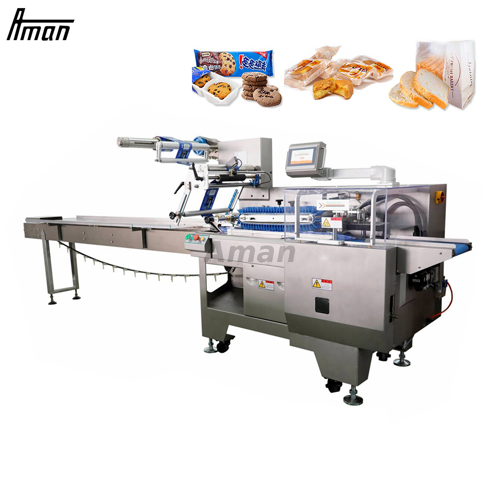 Automatic Pillow Bag Cake Bread Packaging Machine